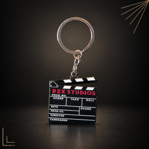 Porte-clés "Rex Studios" -Clap de cinéma