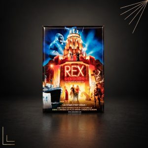 MAGNET METALLIQUE AFFICHE REX STUDIOS
