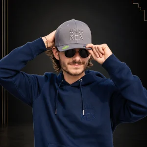 Casquette brodée "Grand REX" - Grise