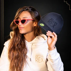 Casquette brodée "Grand REX" - Bleue