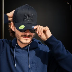Casquette brodée "Grand REX" - Noire