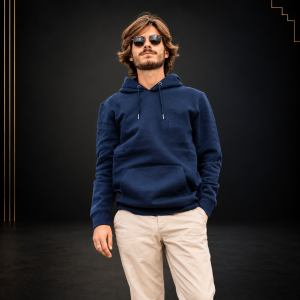 Sweat-shirt à capuche "Grand Rex" - Bleu marine