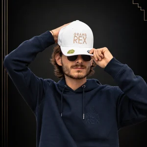 Casquette brodée "Grand REX" - Blanche