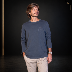 Sweat-shirt "Grand Rex" - Gris ardoise