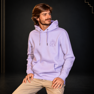 Sweat-shirt à capuche "Grand Rex" - Parme