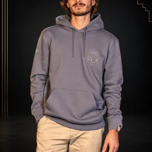 Sweat-shirt à capuche "Grand Rex" -  Gris minéral