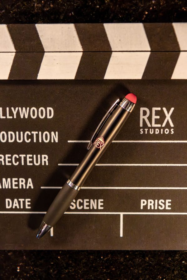 Stylo lumineux "Grand Rex" rouge, produits souvenir du cinema le grand rex