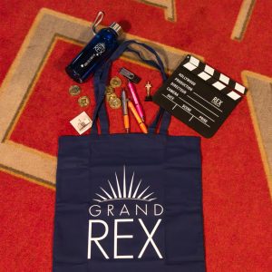 tote bag "Grand Rex" de couleur bleu