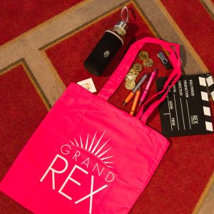 tote bag "Grand Rex" de couleur rouge