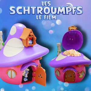 Maison des Schtroumpfs à popcorn