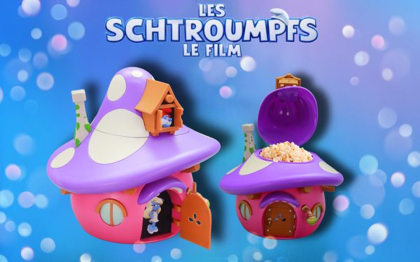 Maison des Schtroumpfs à popcorn