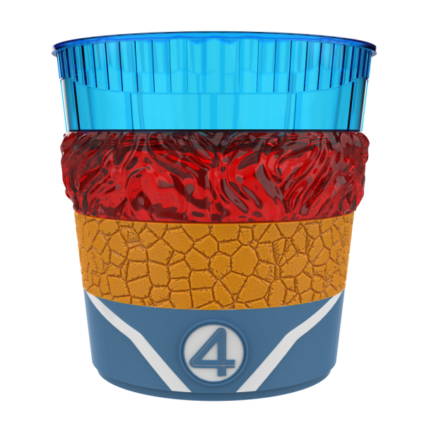 Seau popcorn collector Les 4 Fantastiques