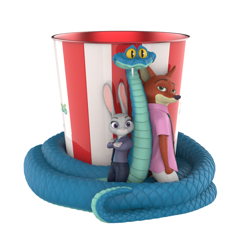 Seau à popcorn collector Zootopie 2 – Image 2