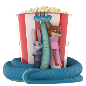 Seau à popcorn collector Zootopie 2