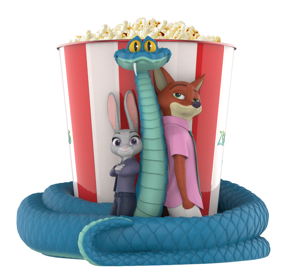 Seau à popcorn collector Zootopie 2