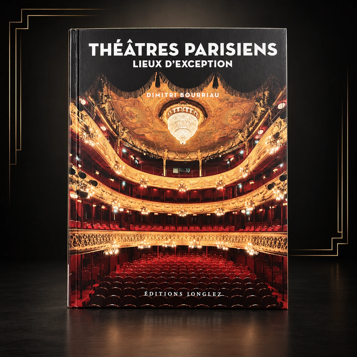LIVRE THEATRES PARISIENS - LIEUX D'EXCEPTIONS de Dimitri Bourriau