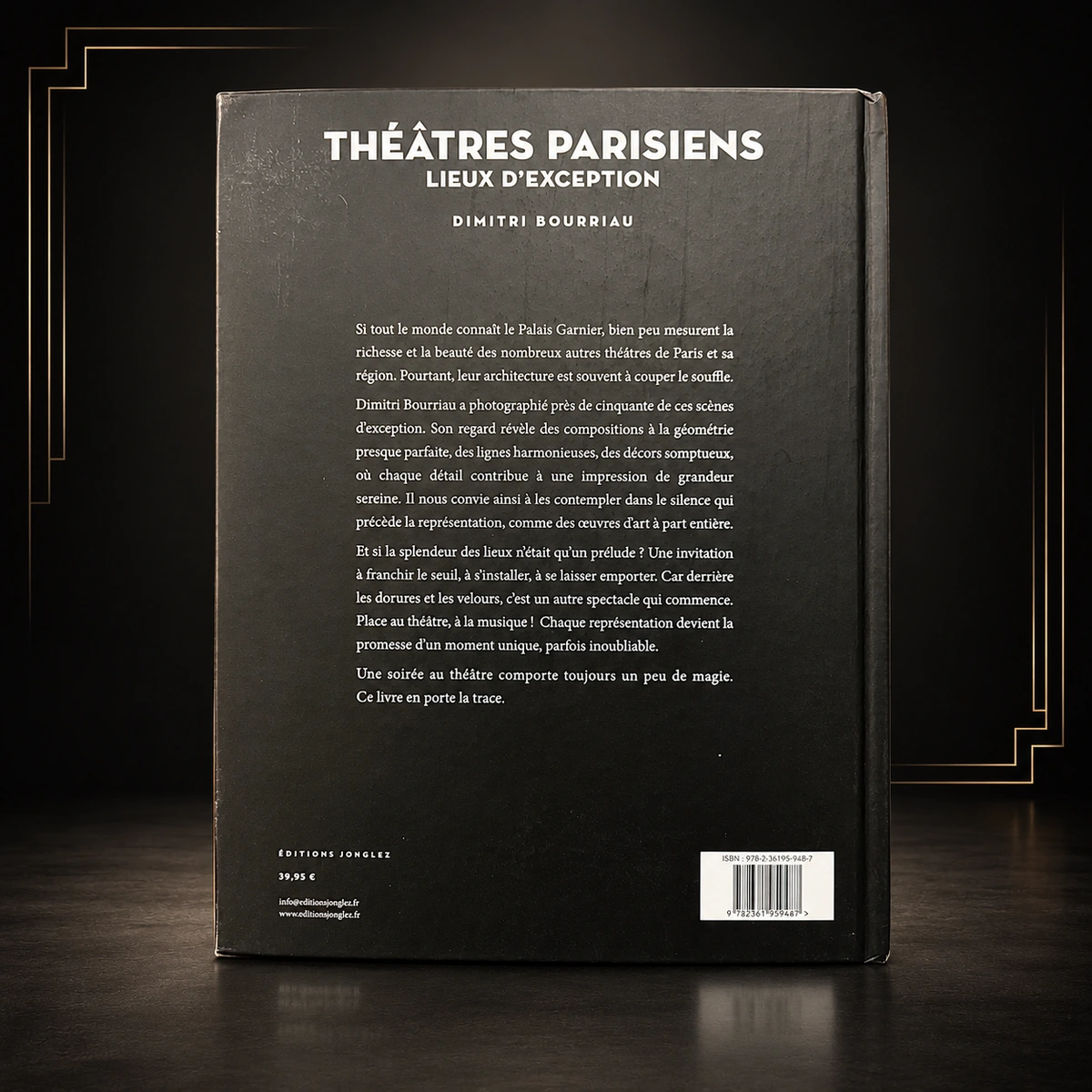 LIVRE THEATRES PARISIENS - LIEUX D'EXCEPTIONS de Dimitri Bourriau – Image 2