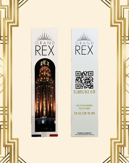 MARQUE-PAGE GRAND REX - Tour de nuit