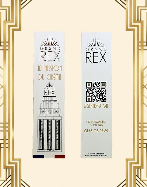 MARQUE-PAGE GRAND REX - Tour du rex 2