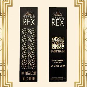 MARQUE-PAGE GRAND REX - art déco 2