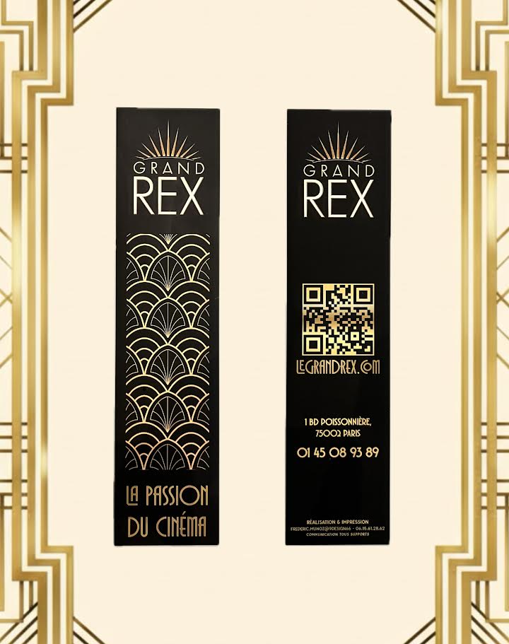 MARQUE-PAGE GRAND REX - art déco 2