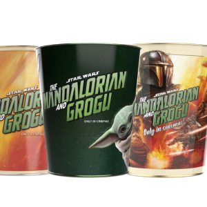 Set des trois seaux à popcorn collector Mandalorian and Grogu