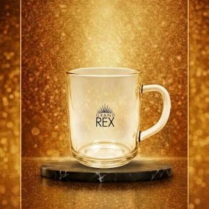 MUG EN VERRE TRANSPARENT GRAND REX (270ml)