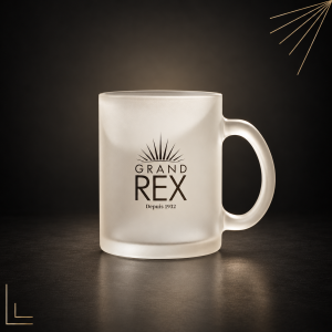 MUG EN VERRE EFFET GIVRE GRAND REX (340ml)