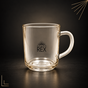 MUG EN VERRE TRANSPARENT GRAND REX (270ml)