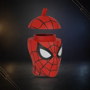Cup collector tête de Spiderman