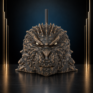 Gobelet tête de Godzilla