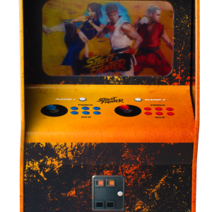 Borne d'arcade à pop corn Street Fighter